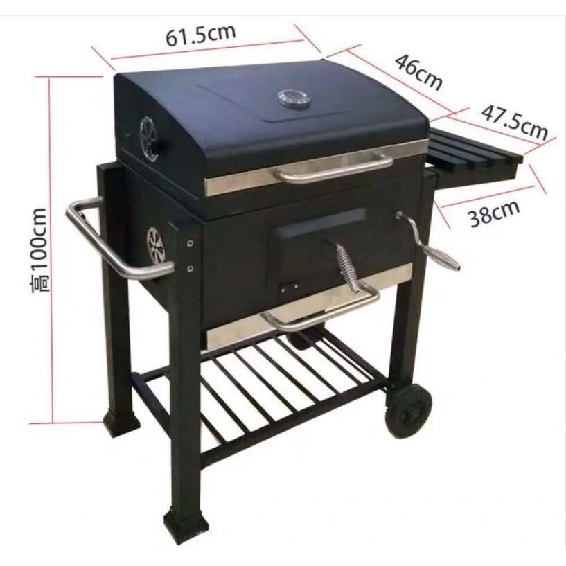 烧烤炉户外木炭烤肉炉家用碳烤炉美式BBQ烧烤炉子别墅庭院烧烤架
