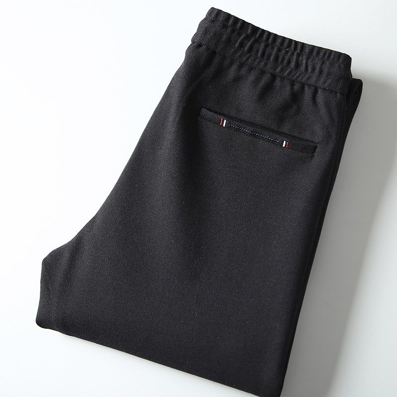 男士系带抽绳直筒卫裤弹力简约纯色休闲裤日常修身显瘦男长裤子,男装,卫裤,淘宝优惠券,粉丝福利购,淘宝优惠卷