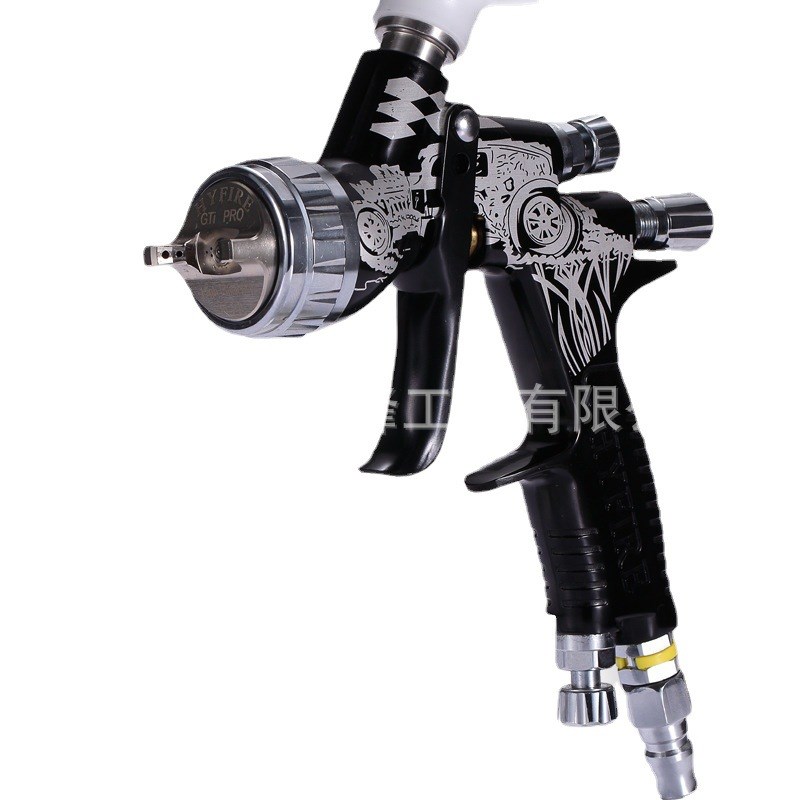 喷枪老爷车GTiI黑色汽车喷漆枪油漆涂料涂装工具气动电动喷漆枪