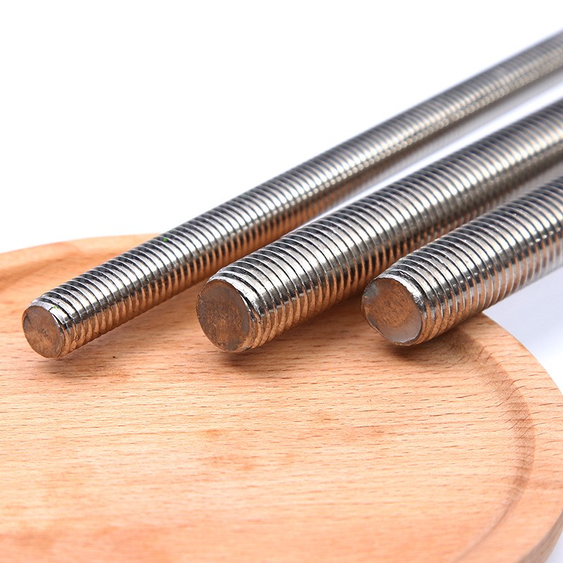 201 304不锈钢牙条丝杆通丝牙棒全螺纹杆M4MF5M6M8M10M12M14M16M2