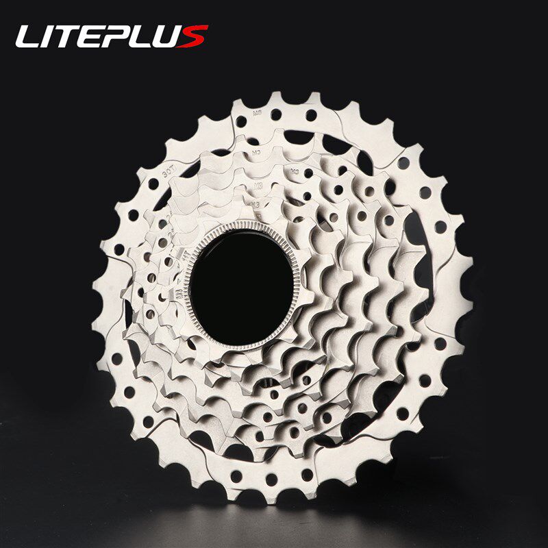 LITEPLdUS 适用Bromton折叠车飞轮D英布改装7S 11-28T/30T外7速飞