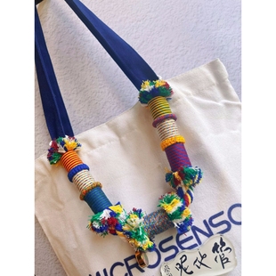 「归藏」派studio手作雍雍流苏包挂车挂diy挂件--经幡色经幡配色