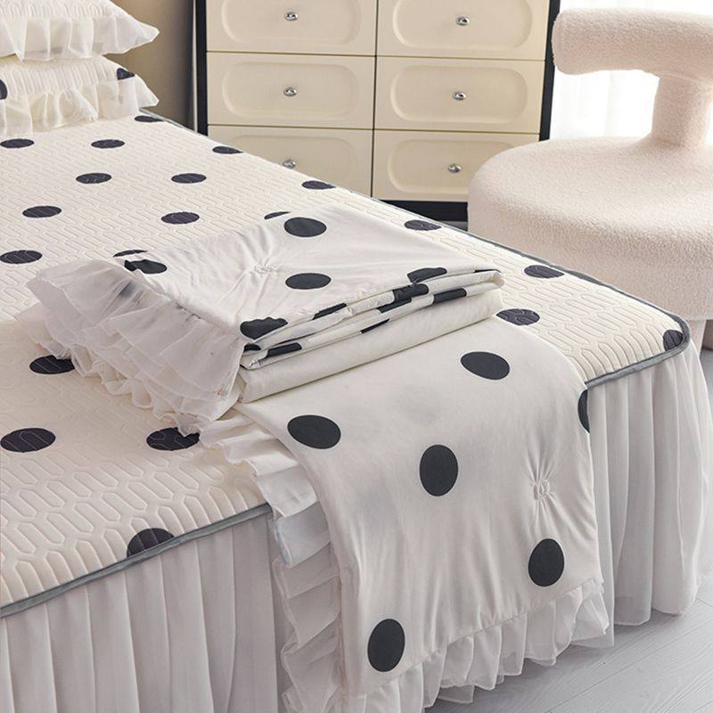 乳胶凉席冰丝夏被四件套床裙款夏季可机洗单双人空调软席子三件套,床上用品,乳胶席,淘宝优惠券,粉丝福利购,淘宝优惠卷