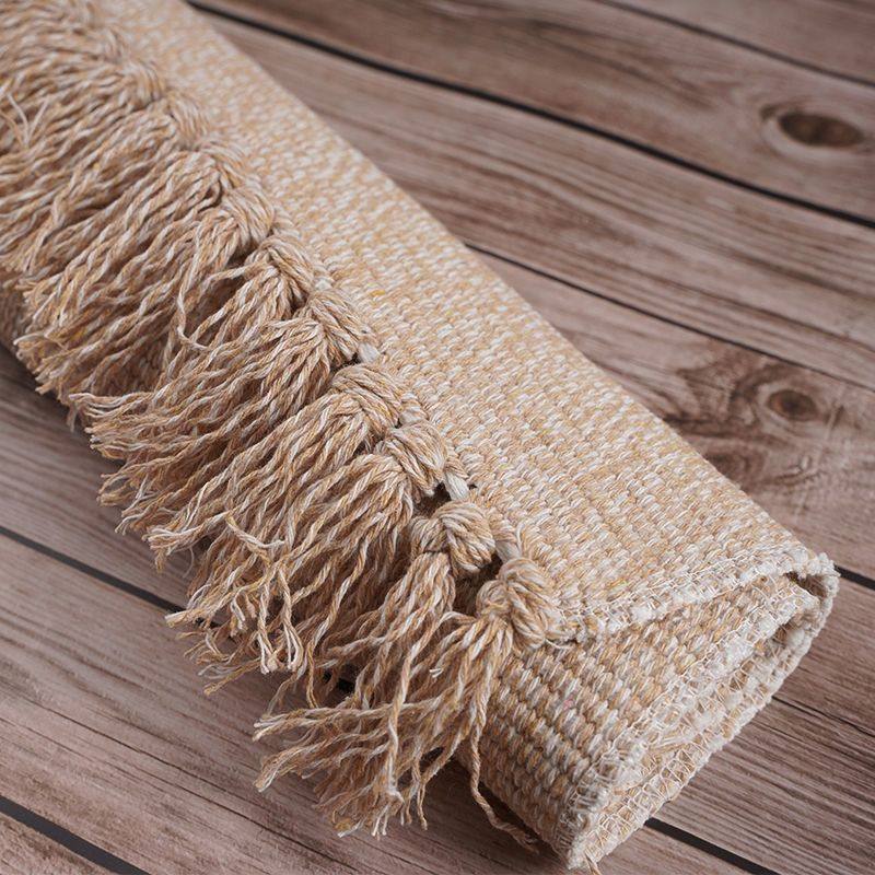 可机洗编织地垫棉麻材质吸水脚垫飘窗垫床边垫客厅家用地毯防滑垫,居家布艺,地毯,淘宝优惠券,粉丝福利购,淘宝优惠卷