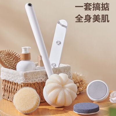 洗澡刷子搓澡搓背刷后背不求人长柄软毛沐浴刷洗澡擦背身体刷