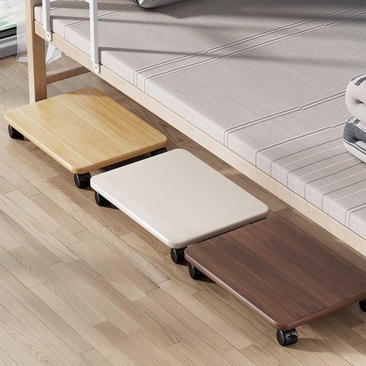 可移动收纳箱底座万向轮打印机托架带滑轮置物架桌下主机托盘花架