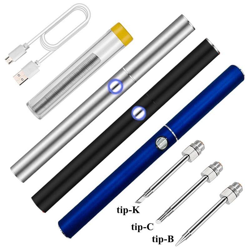 usb便携式电烙铁随身电焊小型电烙铁usb充电510接口烫线笔烫码笔