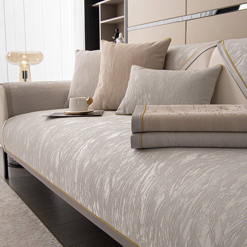2023新款高档沙发垫轻奢简约四季通用沙发坐垫布皮沙发防滑盖布巾