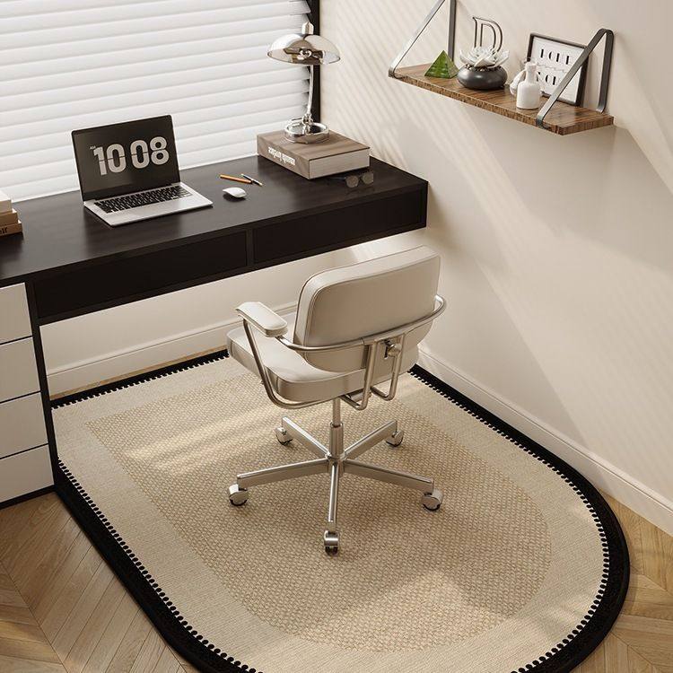 电脑椅地垫高级感书房梳妆台卧室椅子法式轻奢书桌下地毯转椅脚垫