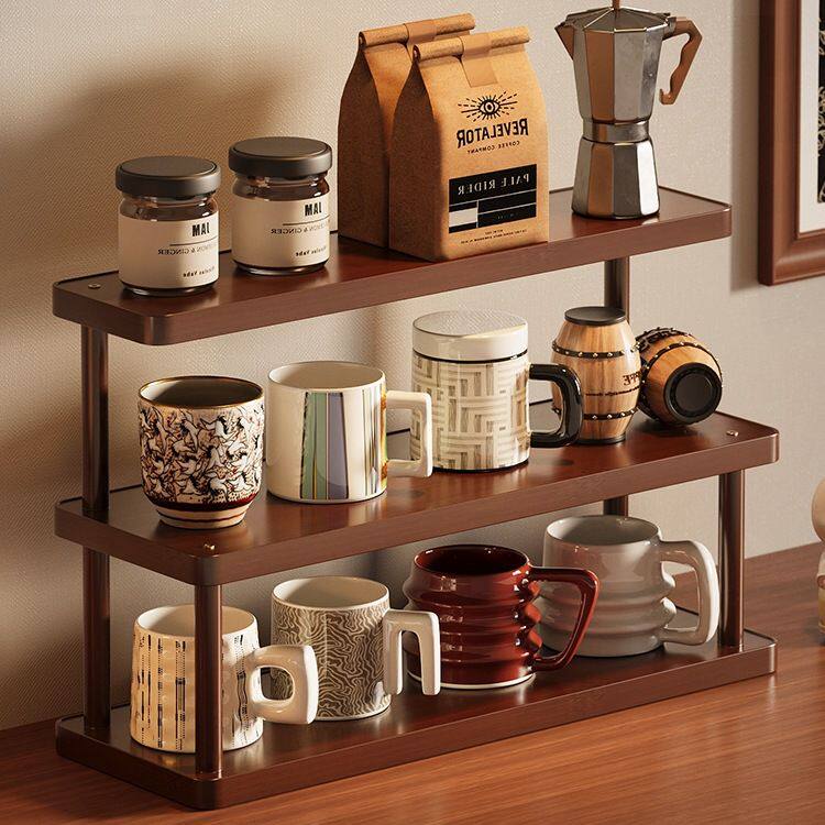 桌面置物架多层收纳架宿舍办公室台面杯架整理架空间利用小型