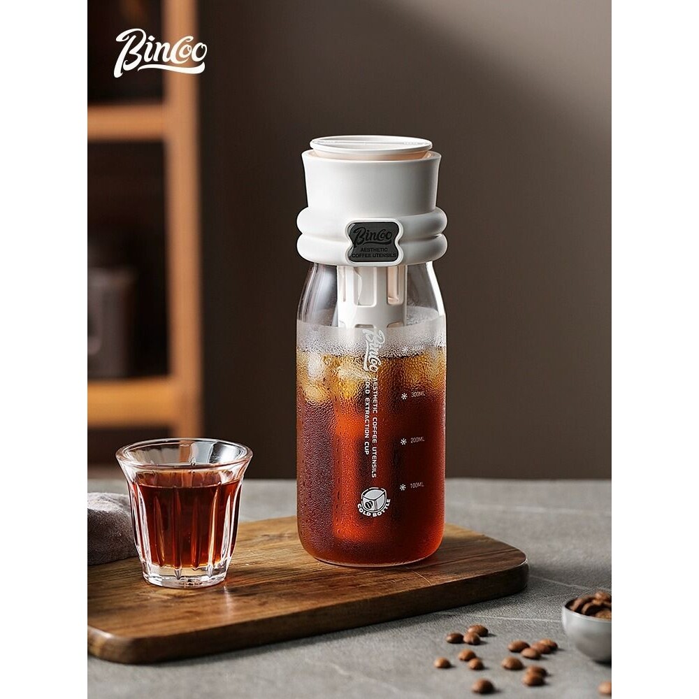 Bincoo冷萃杯咖啡杯便携随行冷萃瓶冷萃壶玻璃水杯冰美式冷泡杯子