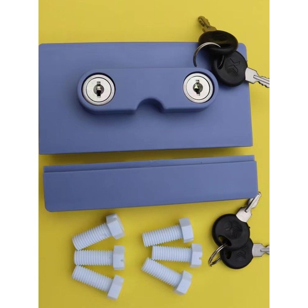 实验室配件PP酸碱柜门双锁式拉手ABS锁塑料锁,基础建材,家具锁/抽屉锁/柜门锁,淘宝优惠券,粉丝福利购,淘宝优惠卷