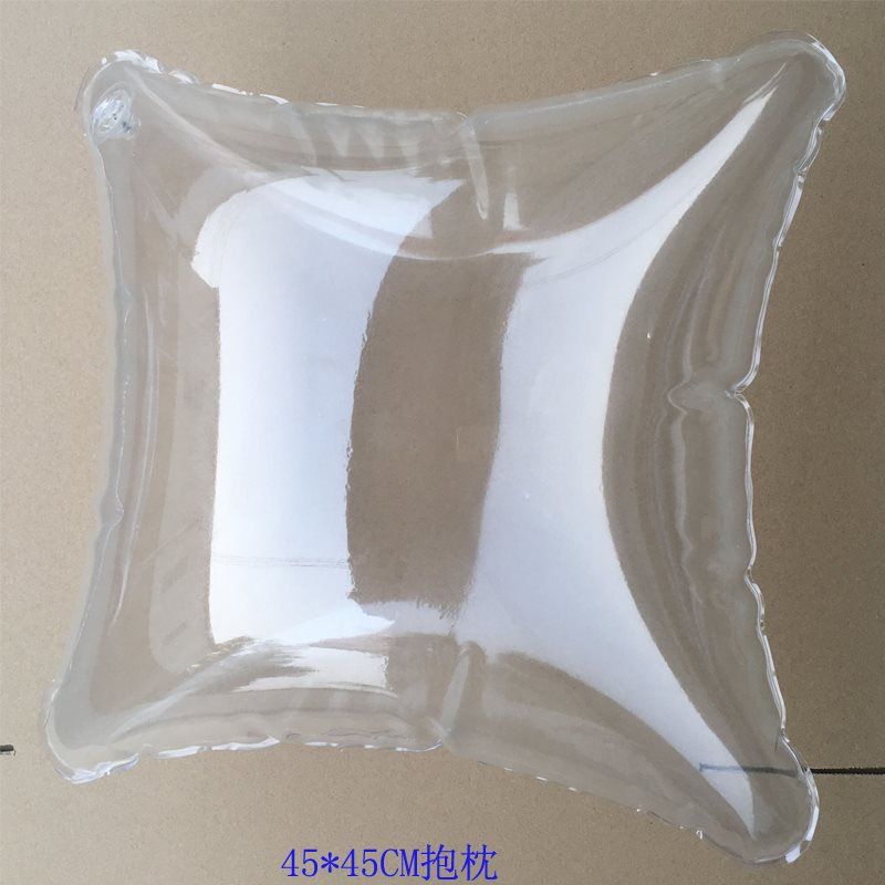 批高透明充气抱枕水枕头水气两用沙发靠背枕填充枕芯饰品装饰可可