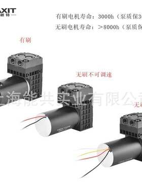 原装BAXIT微型隔膜泵PM27746-86 DC24V采样泵真空泵 CEMS抽气泵