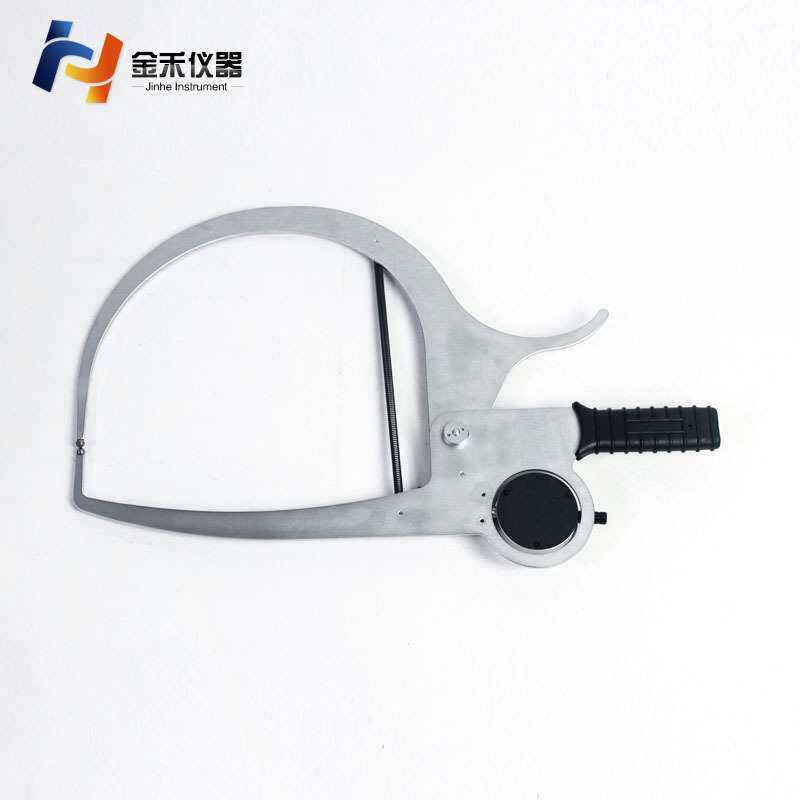 带表测厚仪外卡规高精度大量程卡钳壁厚勺型卡规0-50mm爪长250mm