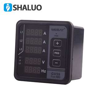 GV59数显电参数多功能表 电压表 电流表 数字频率表