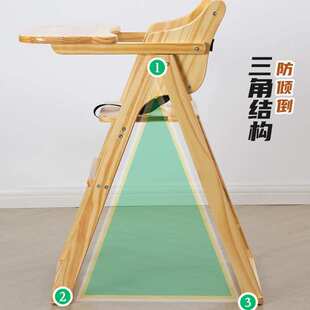 宝宝餐椅成长椅宝宝椅子餐厅用餐椅儿童高脚椅可折叠餐椅宝宝矮款