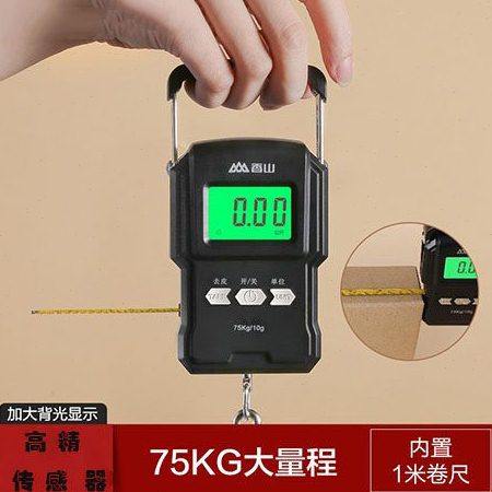 手提电子秤便携式小型75KG高精度弹簧便携称快递称买菜防欺诈