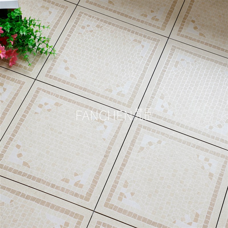 法式石材颗粒化妆室花砖彷水磨石厨房磁砖阳N台覆古地砖浴室防滑
