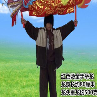 手学校师龙生舞龙节目龙道具舞蹈举健身群演舞台龙儿童表龙舞单人