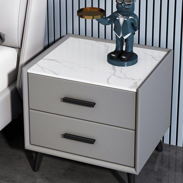 轻奢实木床头柜简约现代家用卧室岩板50cm简约迷你储物收纳柜整装,住宅家具,床头柜,淘宝优惠券,粉丝福利购,淘宝优惠卷