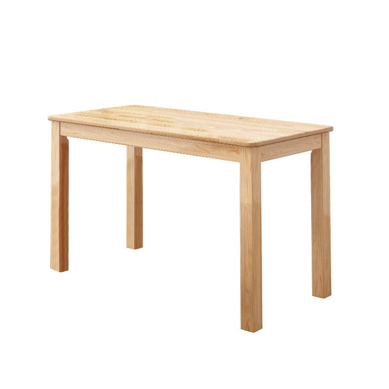 实木桌椅快餐桌拉面馆小吃店吃饭桌长I方形早餐桌小户型家用桌凳