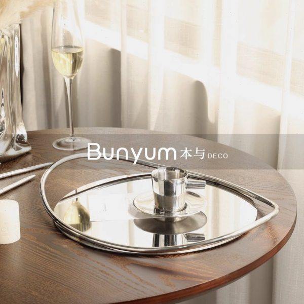 现代轻奢金属不锈钢收纳托盘摆件家用置物盘桌面饰品样板间软装,家居饰品,香薰托盘,淘宝优惠券,粉丝福利购,淘宝优惠卷