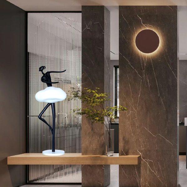 轻奢玄关芭蕾舞人艺术壁龛大摆件客厅入户轻奢抽象落地雕塑装饰品,家居饰品,落地摆件,淘宝优惠券,粉丝福利购,淘宝优惠卷