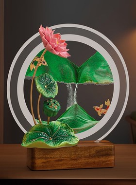 创意流沙画客厅桌面玄关电视柜酒柜摆件高级感装饰品乔迁新居礼物