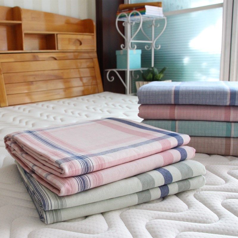 精梳棉老土布睡单 纯棉老粗布床单 冬季保暖床上用品 亲肤不起球