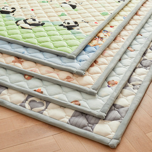 冬季客厅加厚地毯儿童玩耍宝宝爬行垫睡觉打地铺秋冬卧室床边地垫