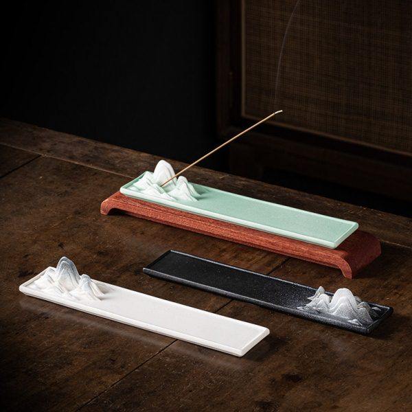 千里江山线香香插香炉家用室内卧香炉陶瓷插香香座线香炉香薰摆件,家居饰品,香托/香盘/香座/香插,淘宝优惠券,粉丝福利购,淘宝优惠卷