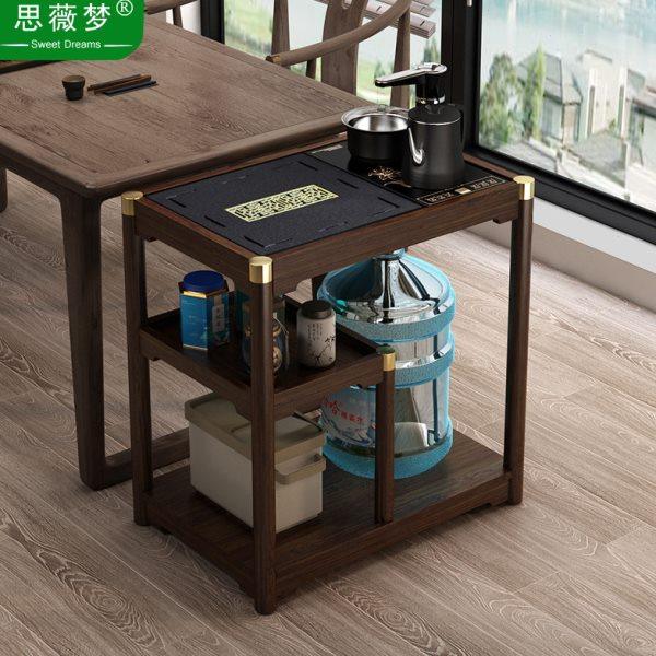 中式移动小茶桌家用茶台实木茶车烧水壶一体茶水柜茶边几功夫茶盘,住宅家具,家用茶台/茶桌,淘宝优惠券,粉丝福利购,淘宝优惠卷
