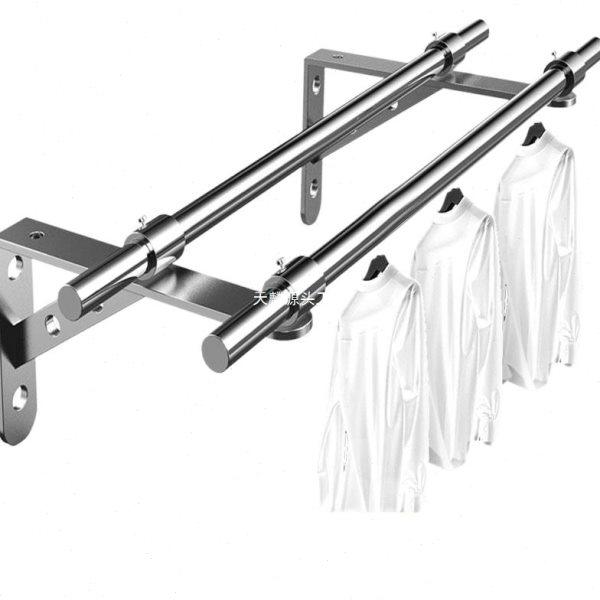 室外固定式晾衣架阳台侧装墙上凉衣杆窗户晒衣架三角壁户外支架挂,收纳整理,衣叉,淘宝优惠券,粉丝福利购,淘宝优惠卷