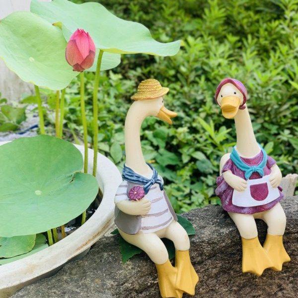 花园摆件造景庭院装饰鸭子阳台布置民宿别墅户外室外创意摆设露台,家居饰品,户外/庭院摆件,淘宝优惠券,粉丝福利购,淘宝优惠卷