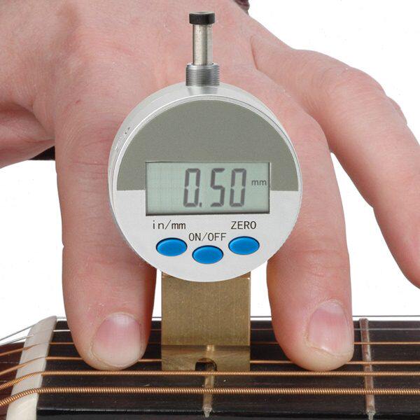 电吉他民谣数显尺距纯铜弦距测量工具测量吉他弦乐器琴弦百分表