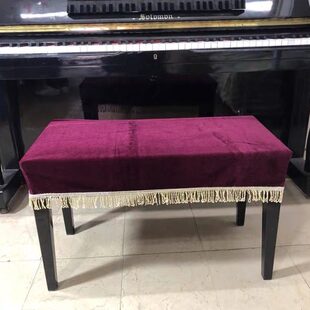 罩保护套子绒布套长凳绒布艺化妆凳琴凳钢琴罩金丝防尘钢琴凳罩