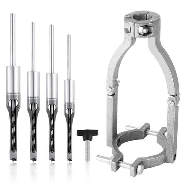 6个Mortise Chisel Bit高档木工方孔钻方孔钻头角榫钻方榫钻角凿