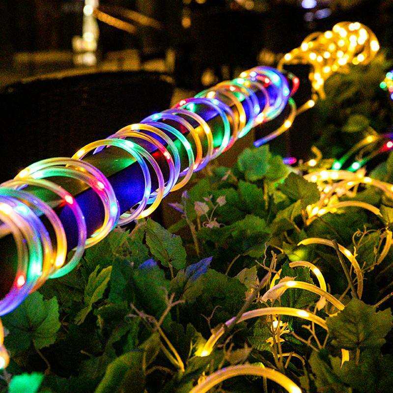 太阳能灯户外庭院灯带led室外防水阳台布置灯串花园景观装饰树灯