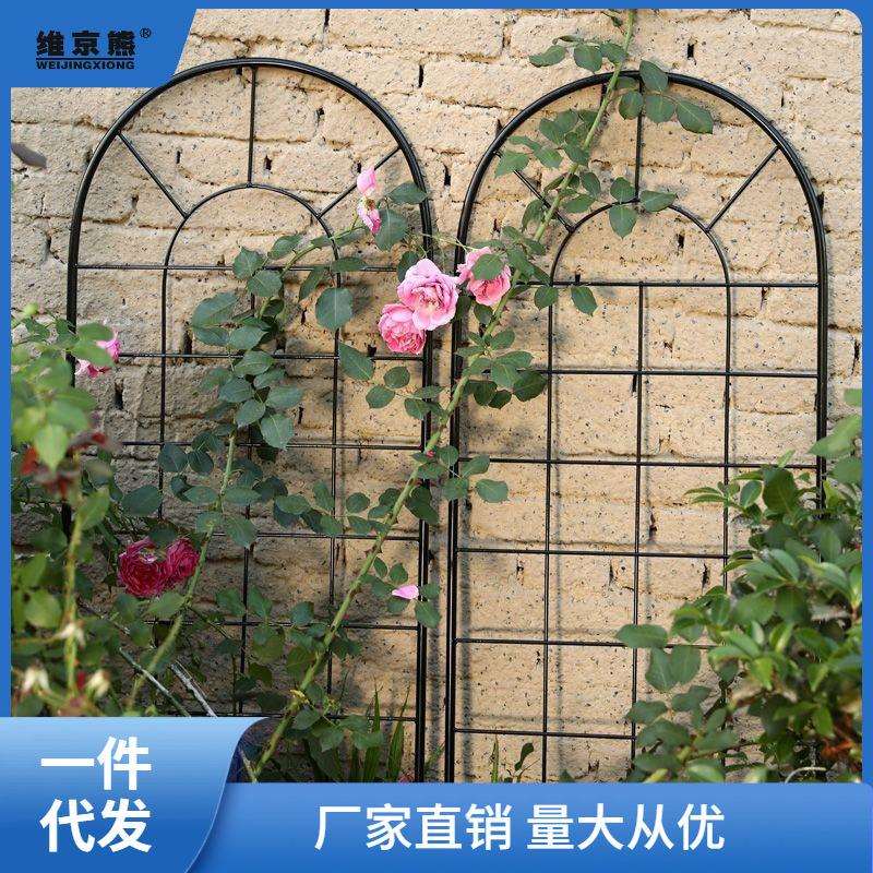 爬藤架爬藤花架屏风网格月季庭院牵牛花架子园艺组合花幕栅 娜幽
