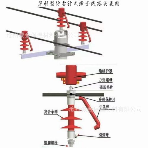 10KV针式绝缘子FEG-12/5防雷