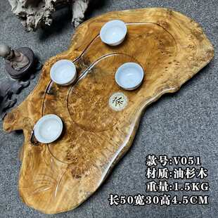 整块实木根雕茶盘天然树根瘤疤茶台茶海原木排水家用功夫简约茶C