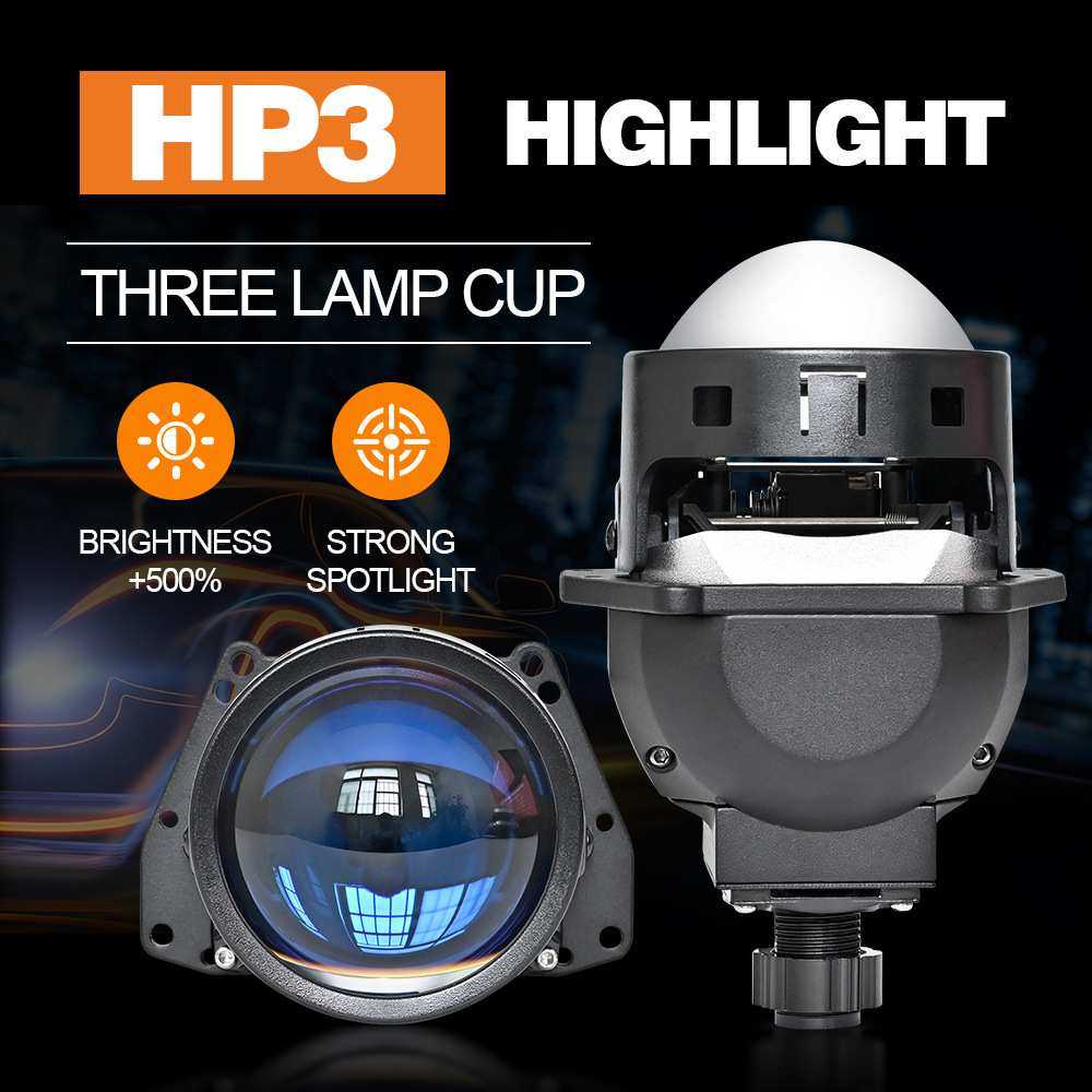 汽车LED大灯 3寸双光透镜超亮大功率80W 三灯杯无损H4 H7H11通用,3C数码配件,USB灯,淘宝优惠券,粉丝福利购,淘宝优惠卷