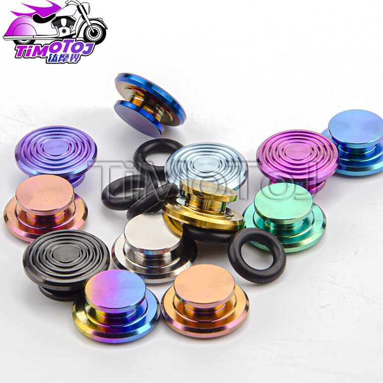 TMJ钛摩界XMAX300空滤盖装饰钛合金堵头螺丝套装TC4高硬度不生锈