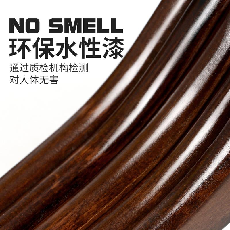 实木衣架挂衣服架子无痕家用晾衣复古木质酒店服装店衣撑挂钩