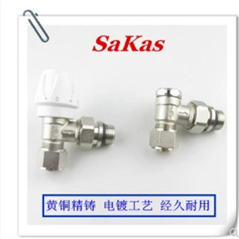 温控阀 暖气片散热器铝塑管卡套式手动温控阀1N216/1620调节阀