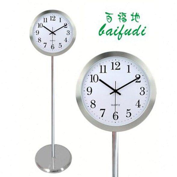 落地钏时尚太阳机芯立钟静音客厅钟表立式玻璃简约电池电子落地钟,家居饰品,立钟/落地钟,淘宝优惠券,粉丝福利购,淘宝优惠卷