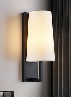 壁灯床头灯美式卧室式LED客厅过道楼梯灯黑色简约创意直销