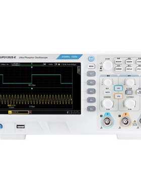优利德数字荧光示波器中文面板双通道200Mhz/1G示波器UPO1202S-E