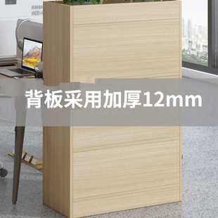 办公室文件柜矮柜储物柜档案柜资料柜桌边柜子办公区隔断柜花槽柜